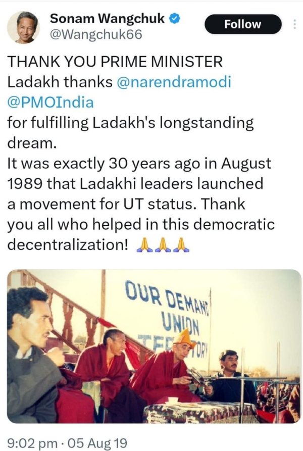 Ladakh Unrest Violence in Leh Puts Spotlight on Sonam Wangchuk