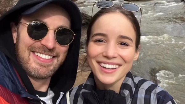 Chris Evans and Alba Baptista