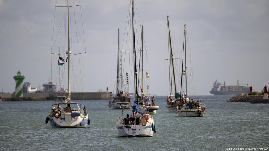 Around 20 boats left the Spanish city of Barcelona on August 30 2025 Another 30 left from other ports and joined the mission