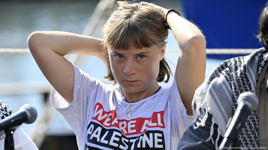 For Swedish activist Greta Thunberg it is the second time aboard a boat en route to Gaza