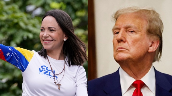 Decisive Support Machado Dedicates Nobel Prize To Trump