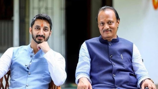 Ajit Pawar and his son Parth Pawar