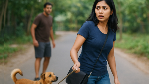 Man in Brown T-Shirt Flashes at 33-Year-Old Woman Walking Her Dog in Bengaluru s Domlur Man in Brown T-Shirt Flashes at 33-Year-Old Woman Walking Her Dog in Bengaluru s Domlur