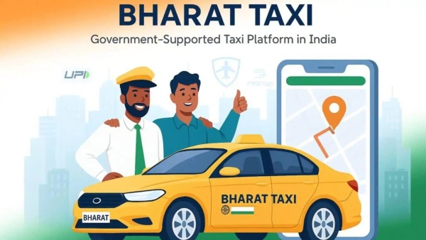 Bharat Taxi Launch on Jan 1 Govt-Backed Cab App Promises 80 Fare Share for Drivers