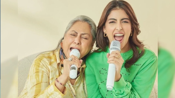 Jaya Bachchan and Navya Jaya Bachchan and Navya