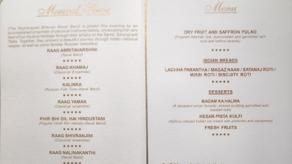 Putin Gets A Regal Veg Spread At Rashtrapati Bhavan Here s What Was Served