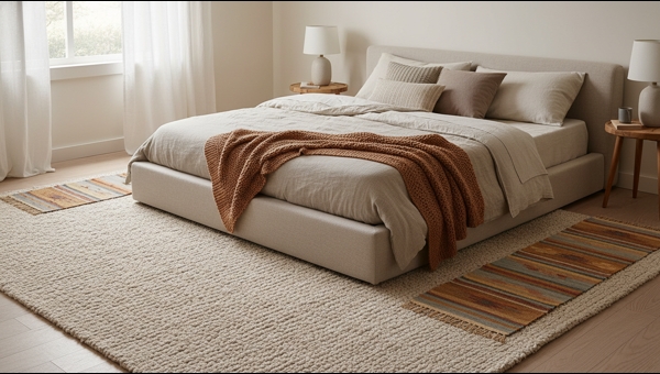 Layering Rugs in the Bedroom Practical Tips
