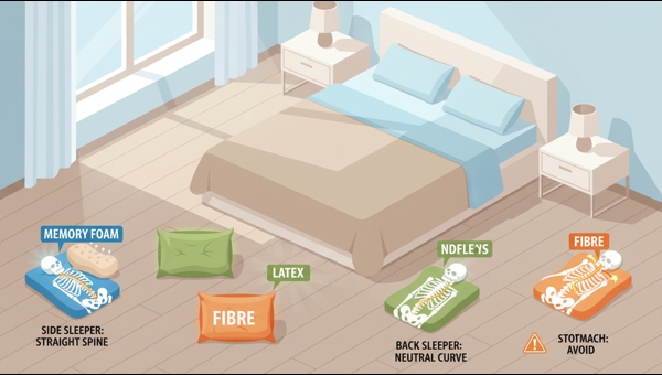 Pillow Guide Right Support for Neck