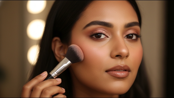 Blush Placement Changes Face Shape