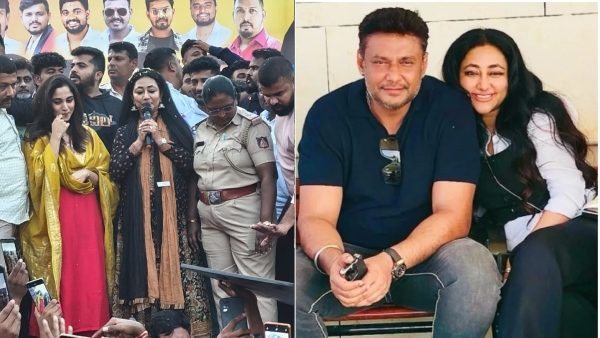 Darshan s Wife Vijayalakshmi Files Complaint Over Online Abuse Amid Fans War Darshan s Wife Vijayalakshmi Files Complaint Over Online Abuse Amid Fans War