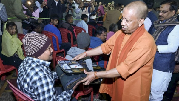 UP CM Yogi Adityanath Launches Winter Relief Drive in Gorakhpur