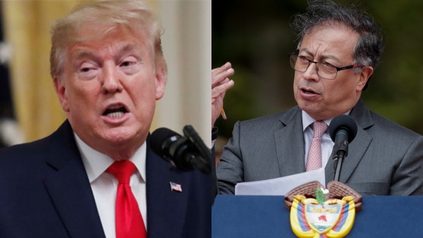 Donald Trump and Gustavo Petro Donald Trump and Gustavo Petro
