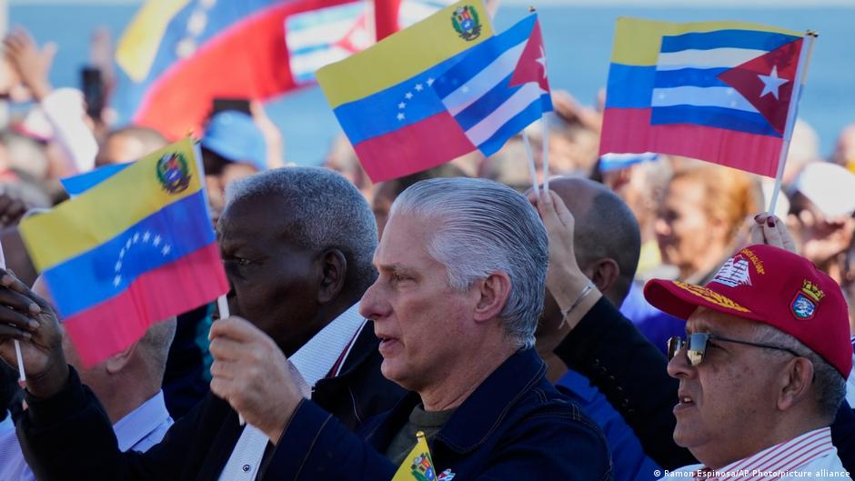 Cuban President Miguel Diaz-Canel did not appear particularly concerned at weekend rallies in Havana