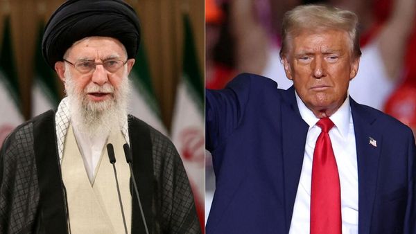Iran Supreme Leader Khamenei and US President Donald Trump Iran Supreme Leader Khamenei and US President Donald Trump