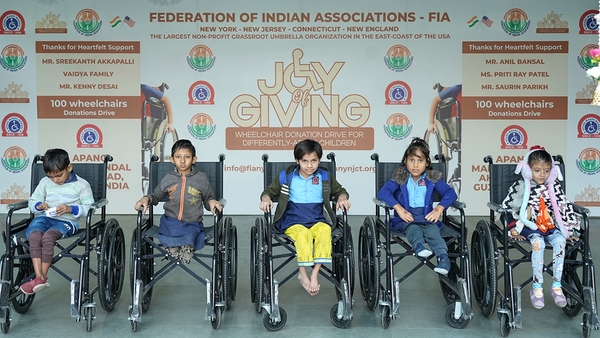 FIA Donates Wheelchairs to Children in Ahmedabad FIA Donates Wheelchairs to Children in Ahmedabad