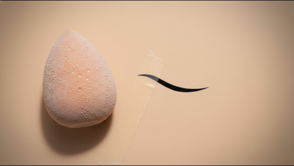 Frozen blender and tape eyeliner work