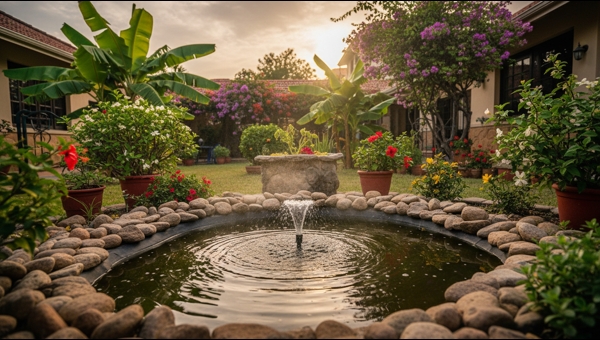 Water Features for Tranquil Indian Backyards