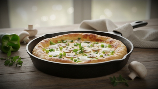 Pizza-Flavored Omelet Breakfast Recipe Pizza-Flavored Omelet Breakfast Recipe