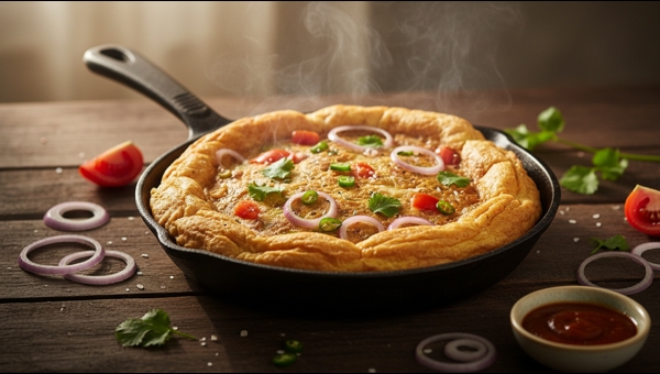 Spiced Indian Omelet