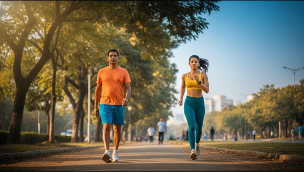 Walking vs Running Health in India