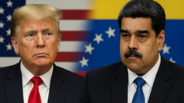 US President Donald Trump and Venezuelan President Nicol s Maduro US President Donald Trump and Venezuelan President Nicol s Maduro