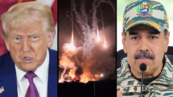 US President Donald Trump and Venezuela s President Nicol s Maduro US President Donald Trump and Venezuela s President Nicol s Maduro