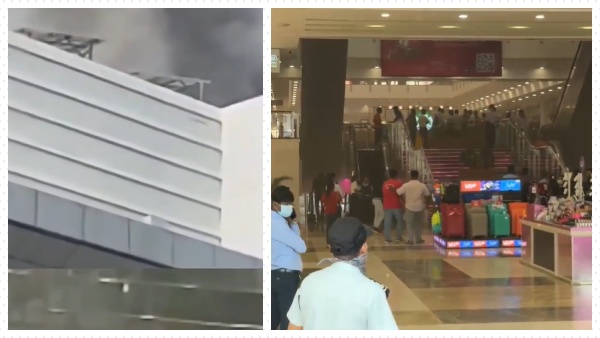 Chennai Fire Breaks Out At Vijaya Forum Mall
