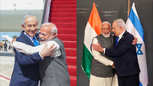 PM Modi Hug Israel Visit