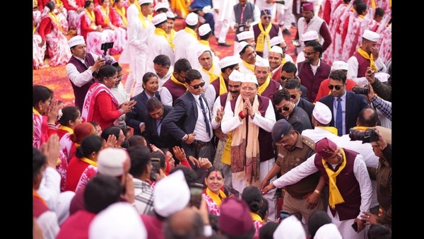 Pushkar Dhami Champawat Visit Shows Support Pushkar Dhami Champawat Visit Shows Support