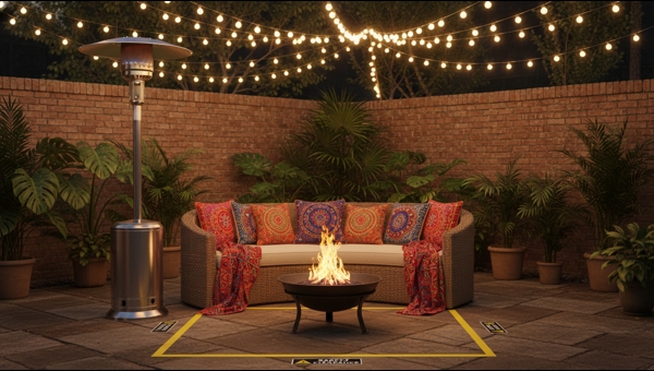 Outdoor heating for warm backyard evenings Outdoor heating for warm backyard evenings