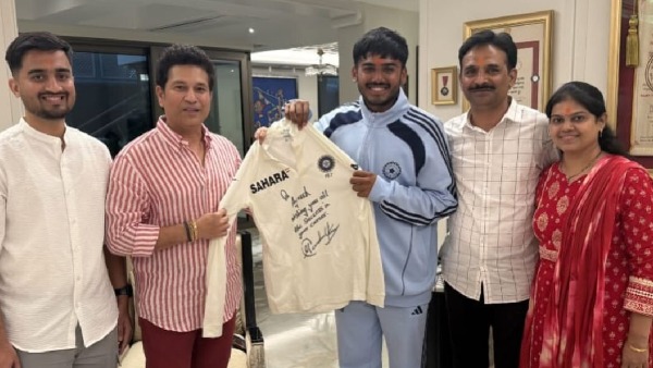 Sachin Tendulkar Ayush Mhatre Sachin Tendulkar Ayush Mhatre