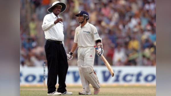 Steve Bucknor Sachin Tendulkar Steve Bucknor Sachin Tendulkar