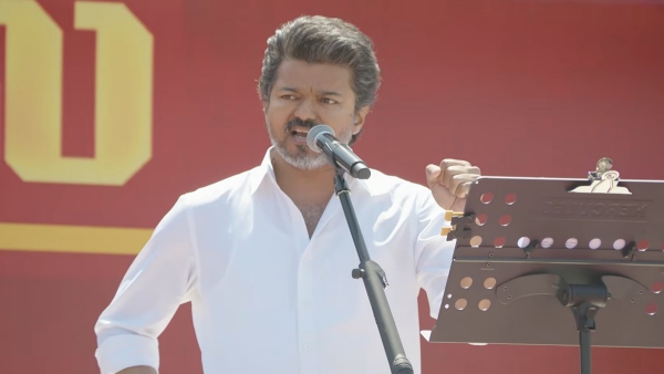 Take the Money Blow the Whistle Vijay Targets DMK For Crediting Rs 2000 Ahead of Elections