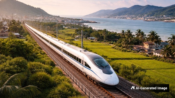 Vijayawada Visakhapatnam Bullet Train to Link Cities in Under 2 Hours Across 350 km Corridor