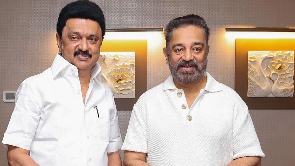 M K Stalin and Kamal Haasan M K Stalin and Kamal Haasan