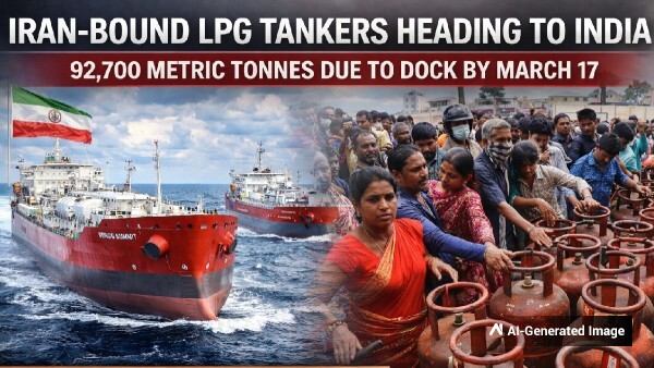 Vessels carrying LPG coming to India Vessels carrying LPG coming to India