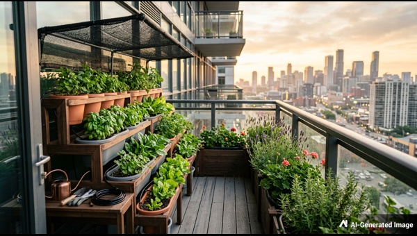 Balcony Gardening for High-Rise Homes