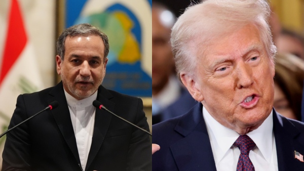 Seyed Abbas Araghchi and Donald Trump Seyed Abbas Araghchi and Donald Trump