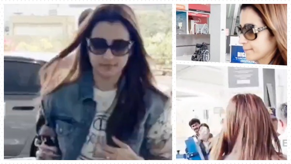 Trisha Spotted At Chennai Airport Refuses To Comment On Vijay-Sangeetha Controversy
