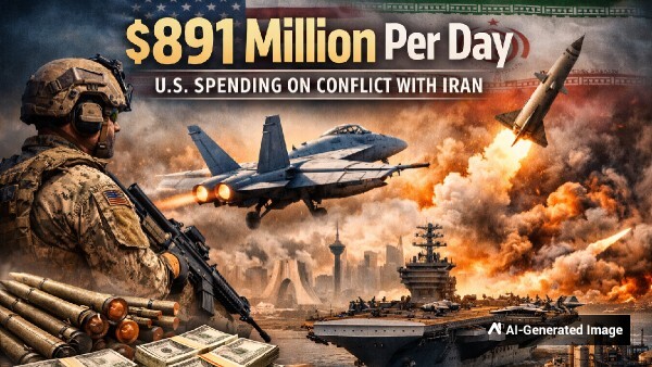 US Iran war cost