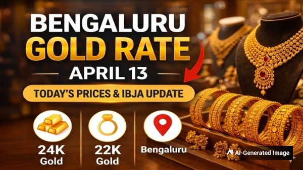Bangalore Gold Rate Today April 13 Pre-Akshaya Tritiya Rush as Gold Price Fall