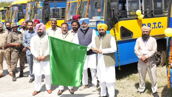 Punjab CM Bhagwant Mann at innauguration programme