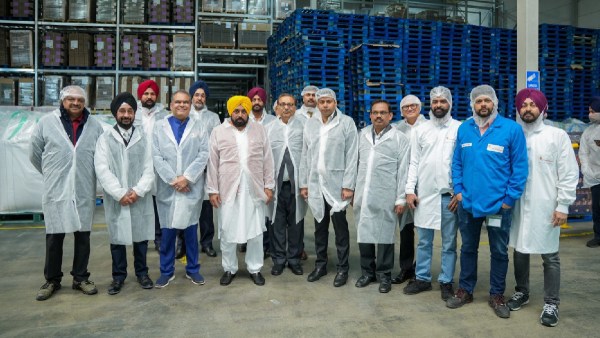 Punjab CM Bhagwant Mann at Centre of Excellence for Basmati