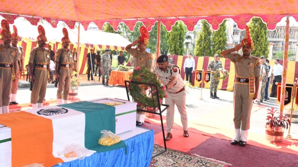 BSF Pays Tribute To Late Constable Mithun Mandal