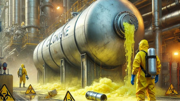 Gas Leak At Defunct Water Purification