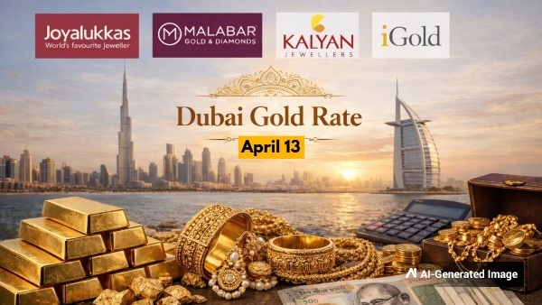 Gold Rate Today 13 April in Dubai Latest 22K 24K Gold Prices On Tanishq Kalyan Malabar Joyalukkas