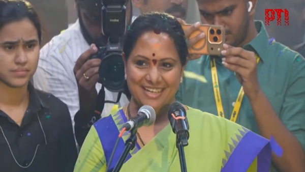 K Kavitha Launches Telangana Rashtra Sena Seven Months After BRS Exit