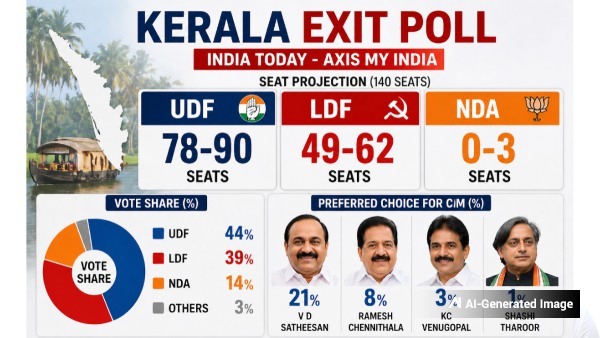 India Today Axis My India Kerala Exit Poll