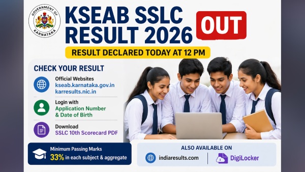 KSEAB SSLC result 2026