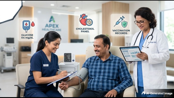 Regular health checkups for early detection